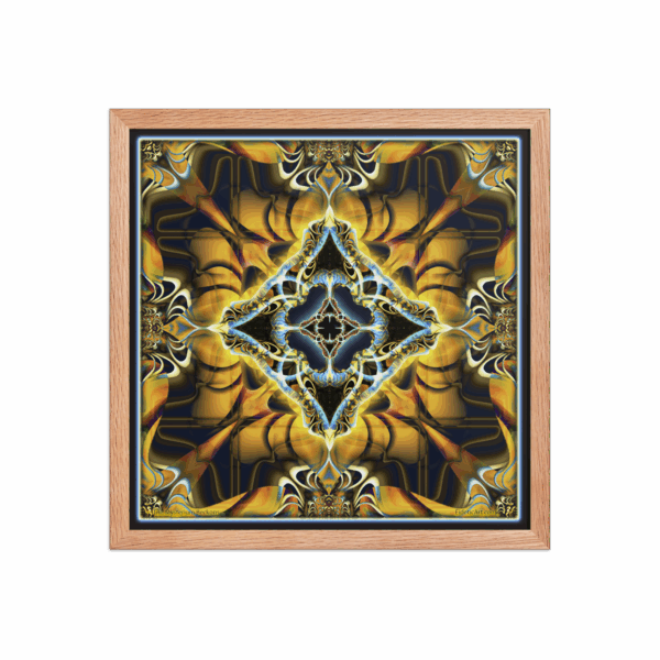 <em>The Mysterium Beckons Gold (Mandala)</em> - Framed Fine Art Print by Randy Mack - Image 10