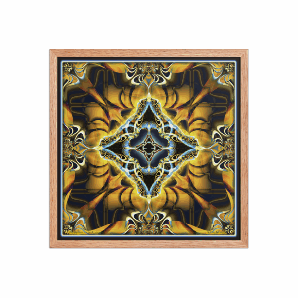 <em>The Mysterium Beckons Gold (Mandala)</em> - Framed Fine Art Print by Randy Mack - Image 11