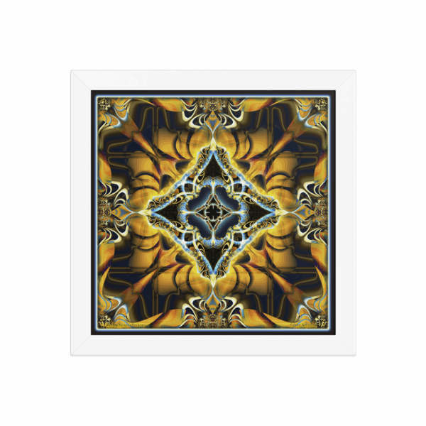 <em>The Mysterium Beckons Gold (Mandala)</em> - Framed Fine Art Print by Randy Mack - Image 16
