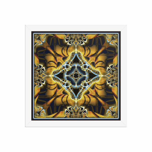 <em>The Mysterium Beckons Gold (Mandala)</em> - Framed Fine Art Print by Randy Mack - Image 12