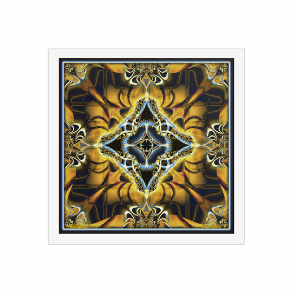 <em>The Mysterium Beckons Gold (Mandala)</em> - Framed Fine Art Print by Randy Mack - Image 13