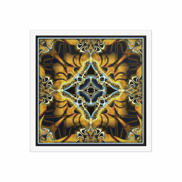 <em>The Mysterium Beckons Gold (Mandala)</em> - Framed Fine Art Print by Randy Mack - Image 14