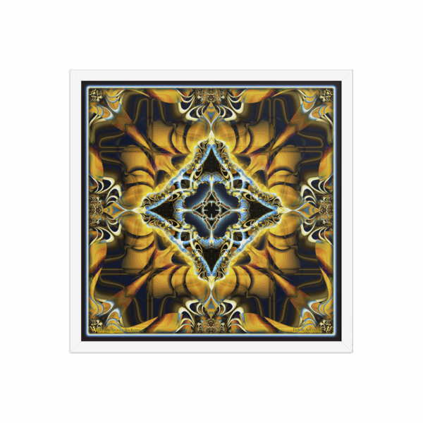 <em>The Mysterium Beckons Gold (Mandala)</em> - Framed Fine Art Print by Randy Mack - Image 15